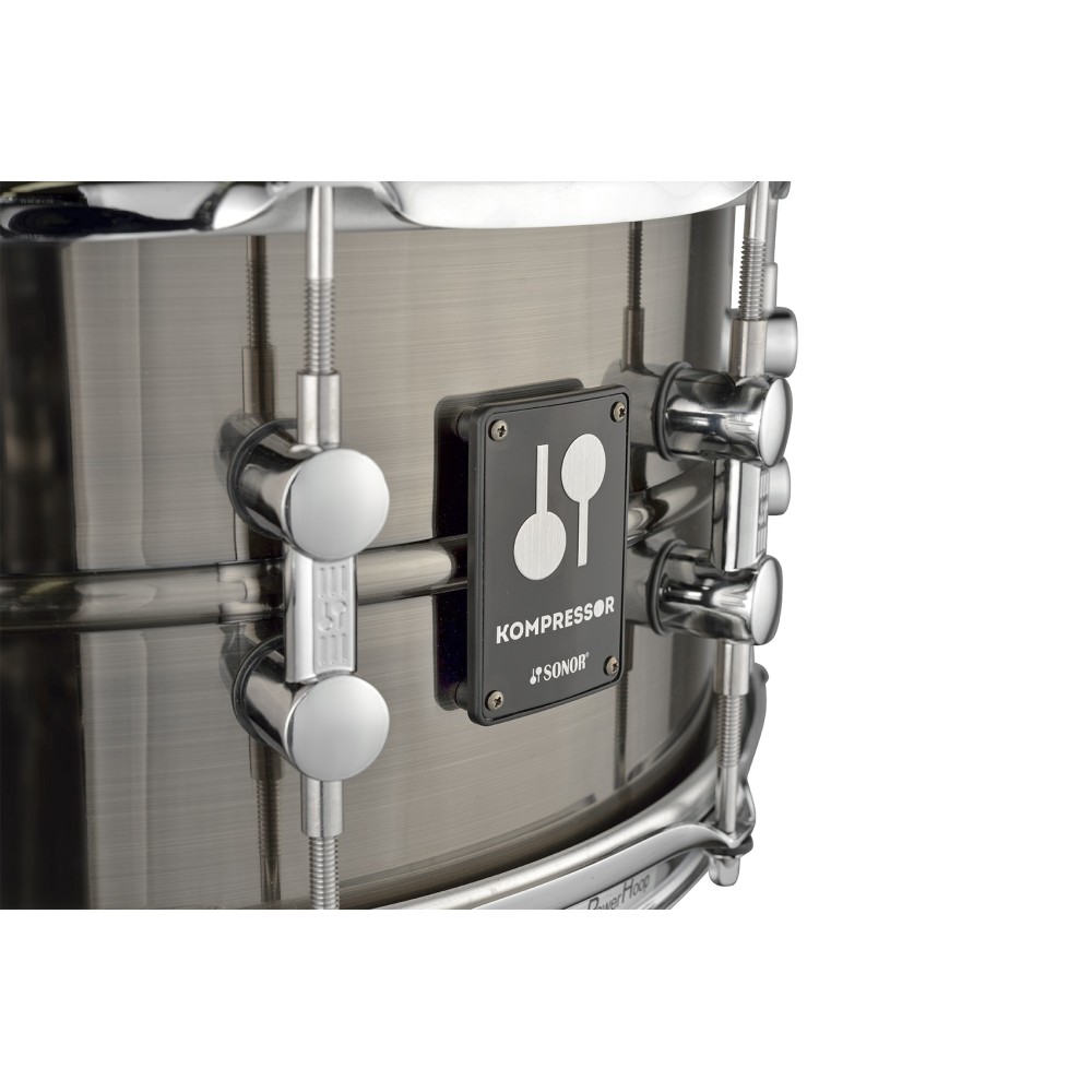 Малий барабан SONOR Kompressor Snare Drum Brass Black Nickel 13 x 7"
